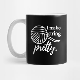 I Make String Pretty Crafts & Yarn Mug